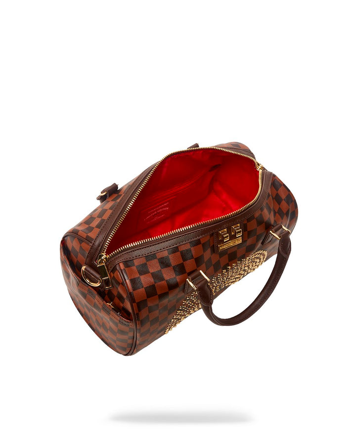 EMPRESS DUFFLE SHARKS IN PARIS GOLD RIVIT