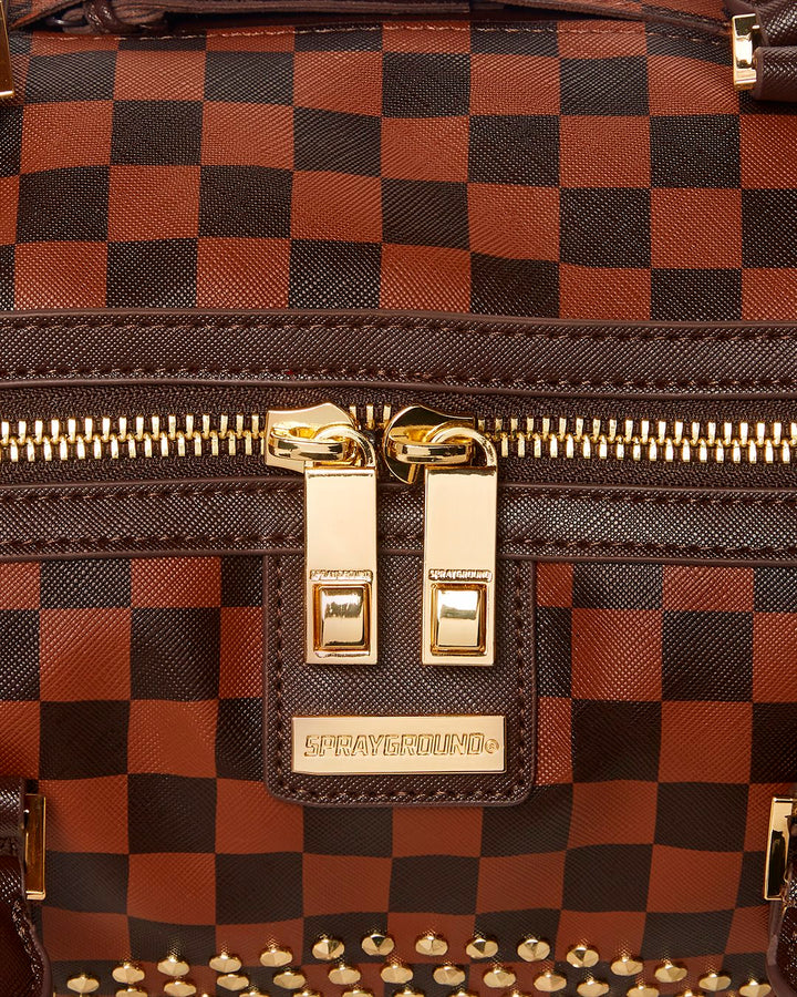 EMPRESS DUFFLE SHARKS IN PARIS GOLD RIVIT