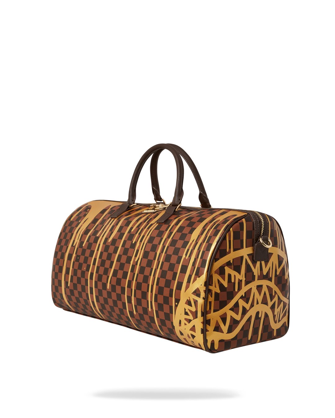 SPRAYGROUND SHARKS IN PARIS PAINT DRIP EMPEROR DUFFLE