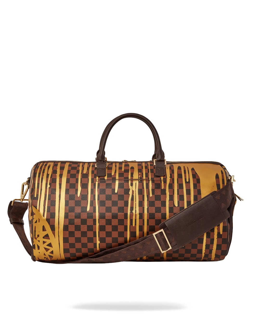 SPRAYGROUND SHARKS IN PARIS PAINT DRIP EMPEROR DUFFLE
