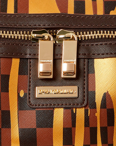 SPRAYGROUND SHARKS IN PARIS PAINT DRIP EMPEROR DUFFLE