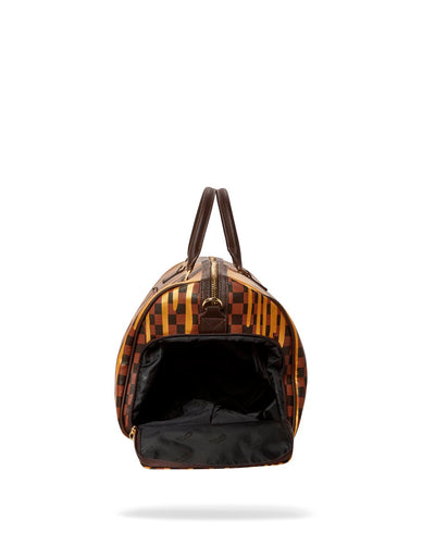 SPRAYGROUND SHARKS IN PARIS PAINT DRIP EMPEROR DUFFLE