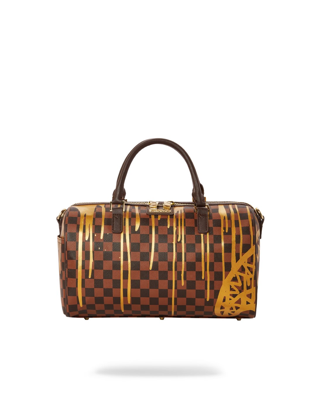 SPRAYGROUND SHARKS IN PARIS PAINT DRIP EMPRESS MINI DUFFLE