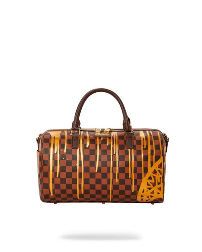 SPRAYGROUND SHARKS IN PARIS PAINT DRIP EMPRESS MINI DUFFLE