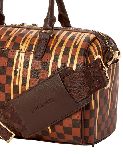 SPRAYGROUND SHARKS IN PARIS PAINT DRIP EMPRESS MINI DUFFLE