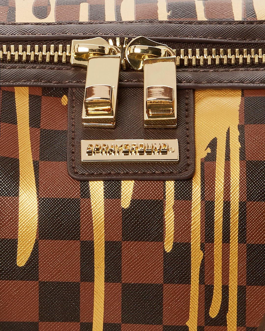 SPRAYGROUND SHARKS IN PARIS PAINT DRIP EMPRESS MINI DUFFLE