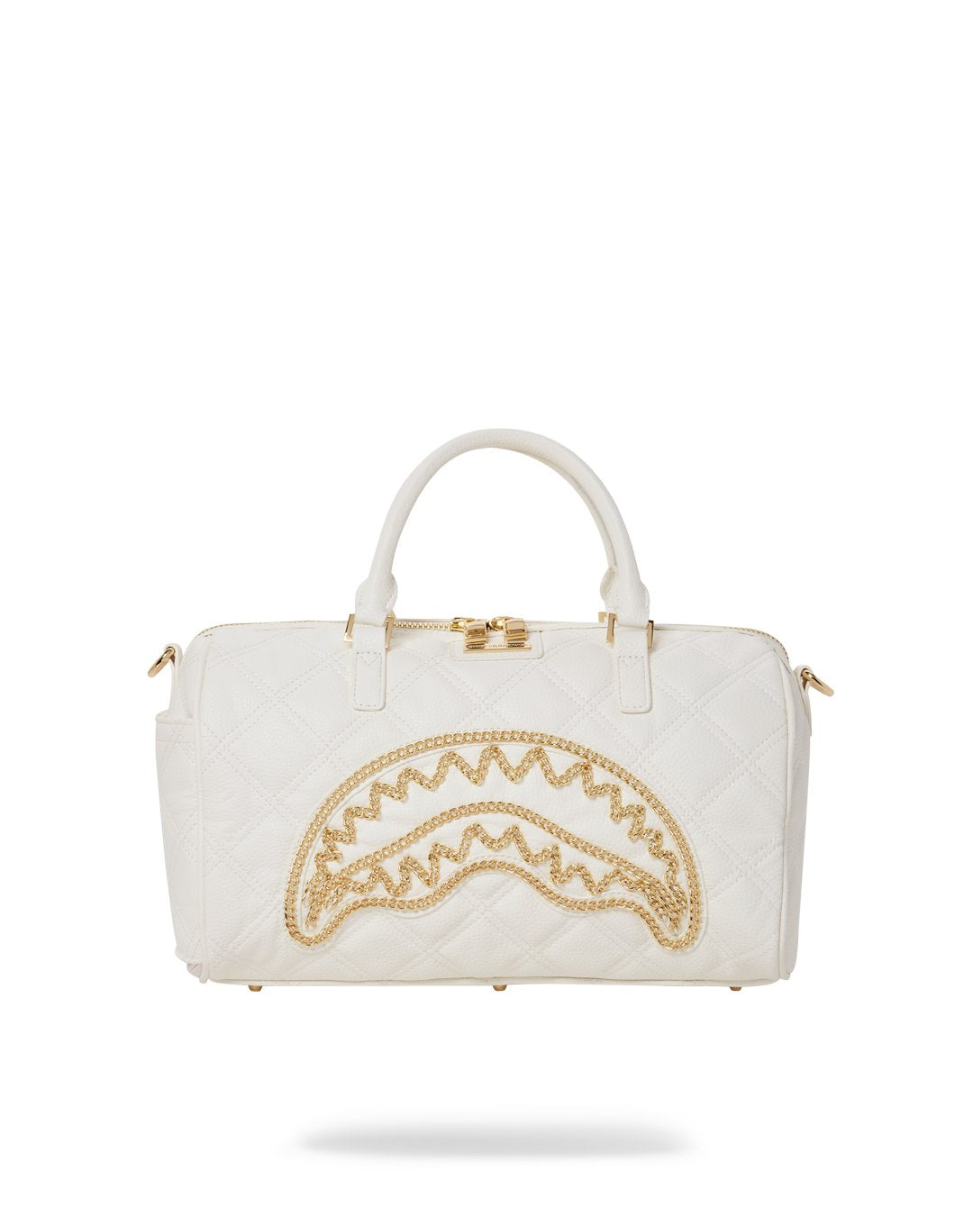 SPRAYGROUND RIVIERA WHITE GOLD EMPERESS MINI DUFFLE
