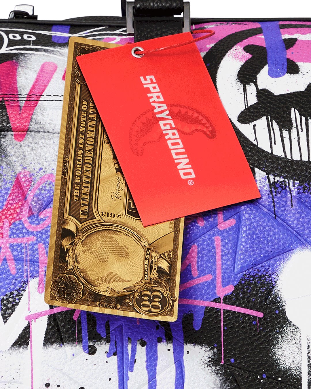 SPRAYGROUND VANDAL COUTURE EMPEROR DUFFLE
