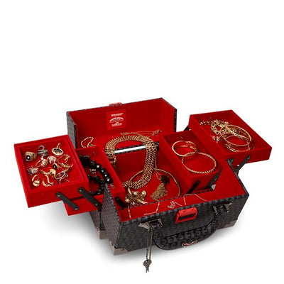 SPRAYGROUND MONEY CHECK GREY JEWELRY CASE