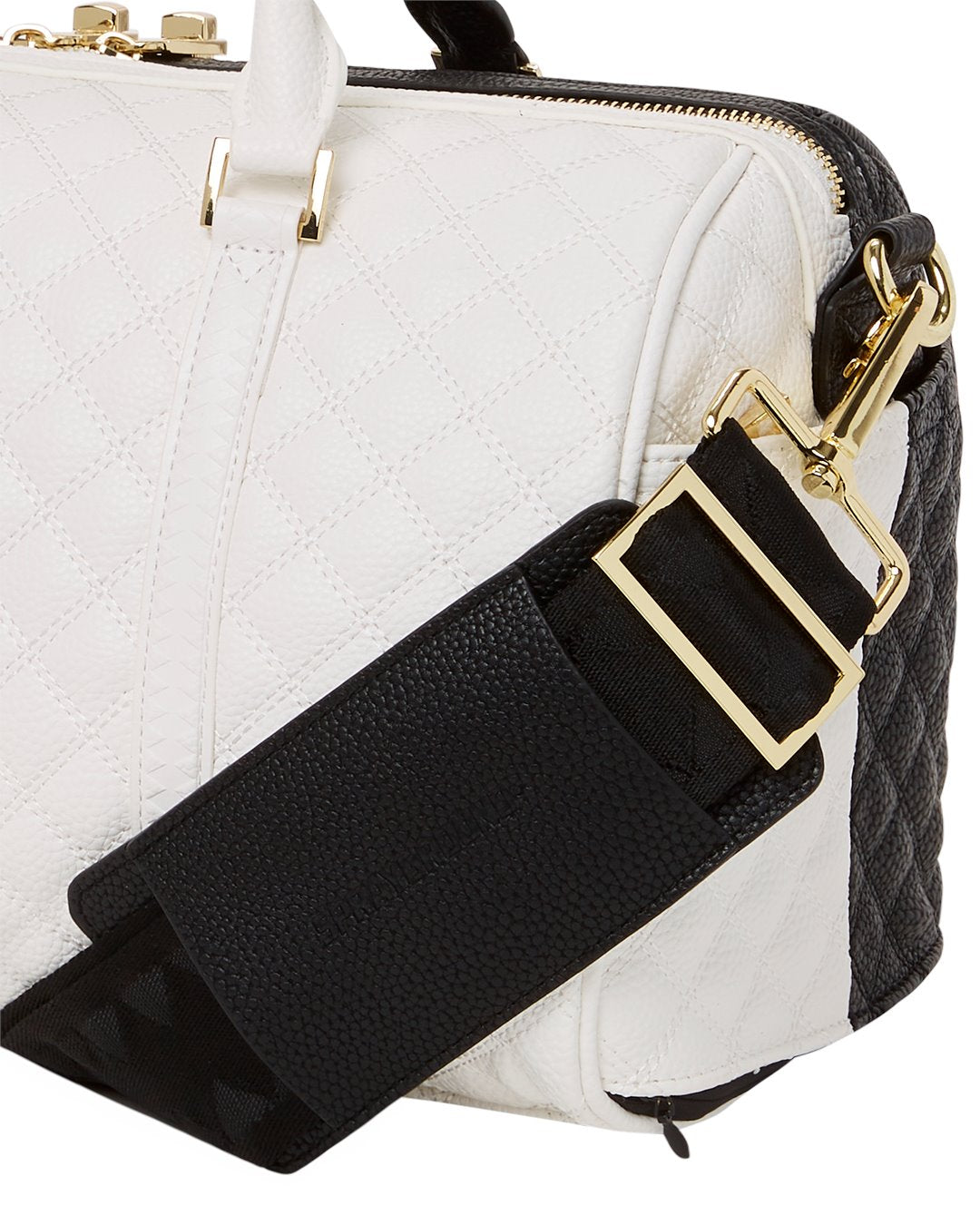 SPRAYGROUND SPLIT QUILT SHARK MINI DUFFLE