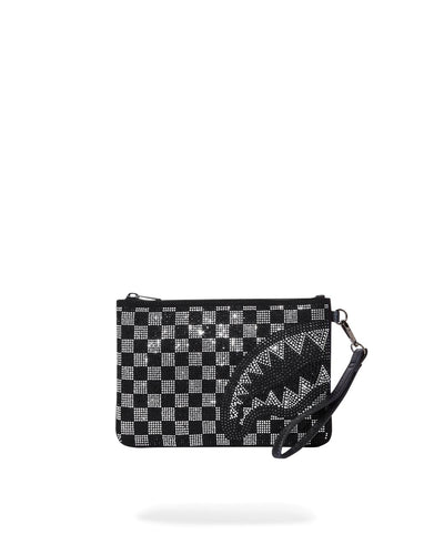 CHECKERED TRINITY CROSS-OVER CLUTCH