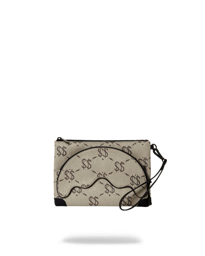 DOUBLE MONEY CROSS-OVER CLUTCH