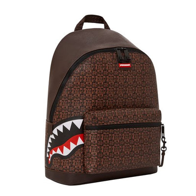 SPRAYGROUND SHARKS IN PARIS CHECK SAVAGE BACKPACK תיק גב