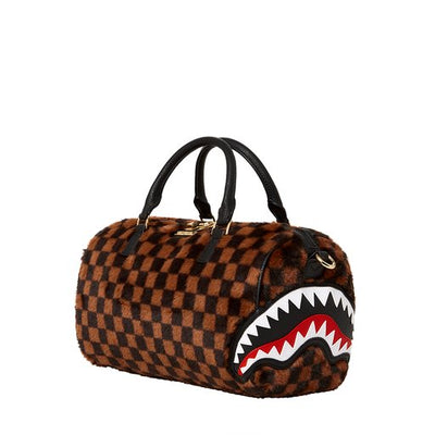 SPRAYGROUND FUR SHARKS IN PARIS MINI DUFFLE