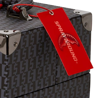SPRAYGROUND MONEY CHECK GREY JEWELRY CASE