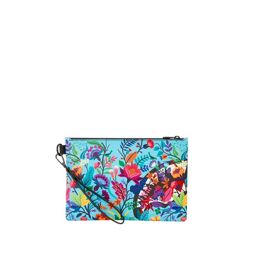 SANCTUARY SPLIT FLOWER CROSS-OVER CLUTCH
