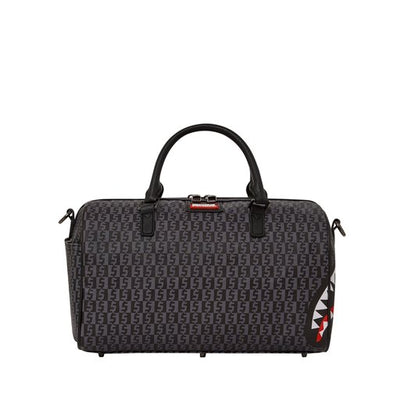 SPRAYGROUND MONEY CHECK GREY MINI DUFFLE