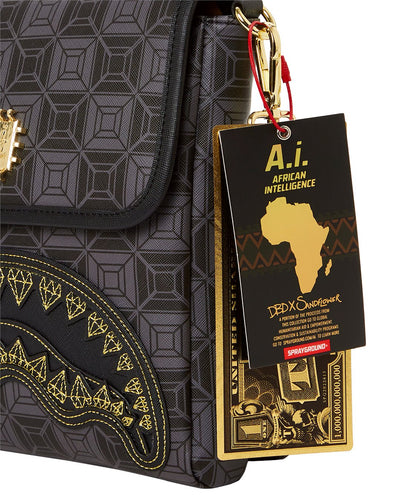 SPRAYGROUND Ai4 BLACK DIAMOND MESSENGER