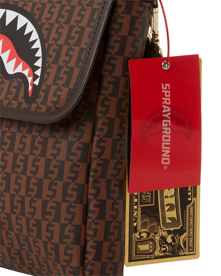 CASHIN CHECKS MESSENGER BAG