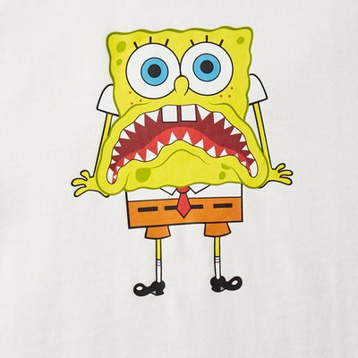 SPRAYGROUND SPONGEBOB SCREAM TSHIRT WHITE