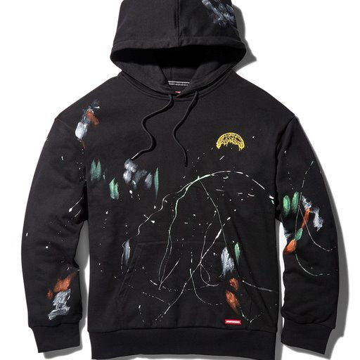 SPRAYGROUND PAINT SPLAT HOODIE BLACK