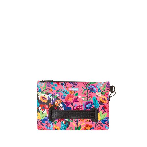 SPRAYGROUND SANCTUARY SPLIT FLOWER CROSS-OVER CLUTCH