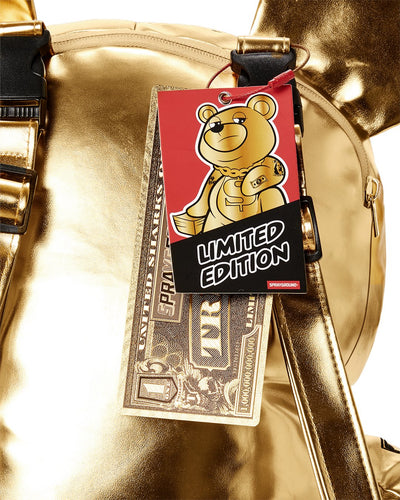 SPRAYGROUND GOLDEN TEDDYBEAR