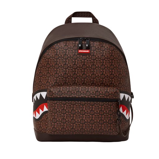 SPRAYGROUND SHARKS IN PARIS CHECK SAVAGE BACKPACK תיק גב