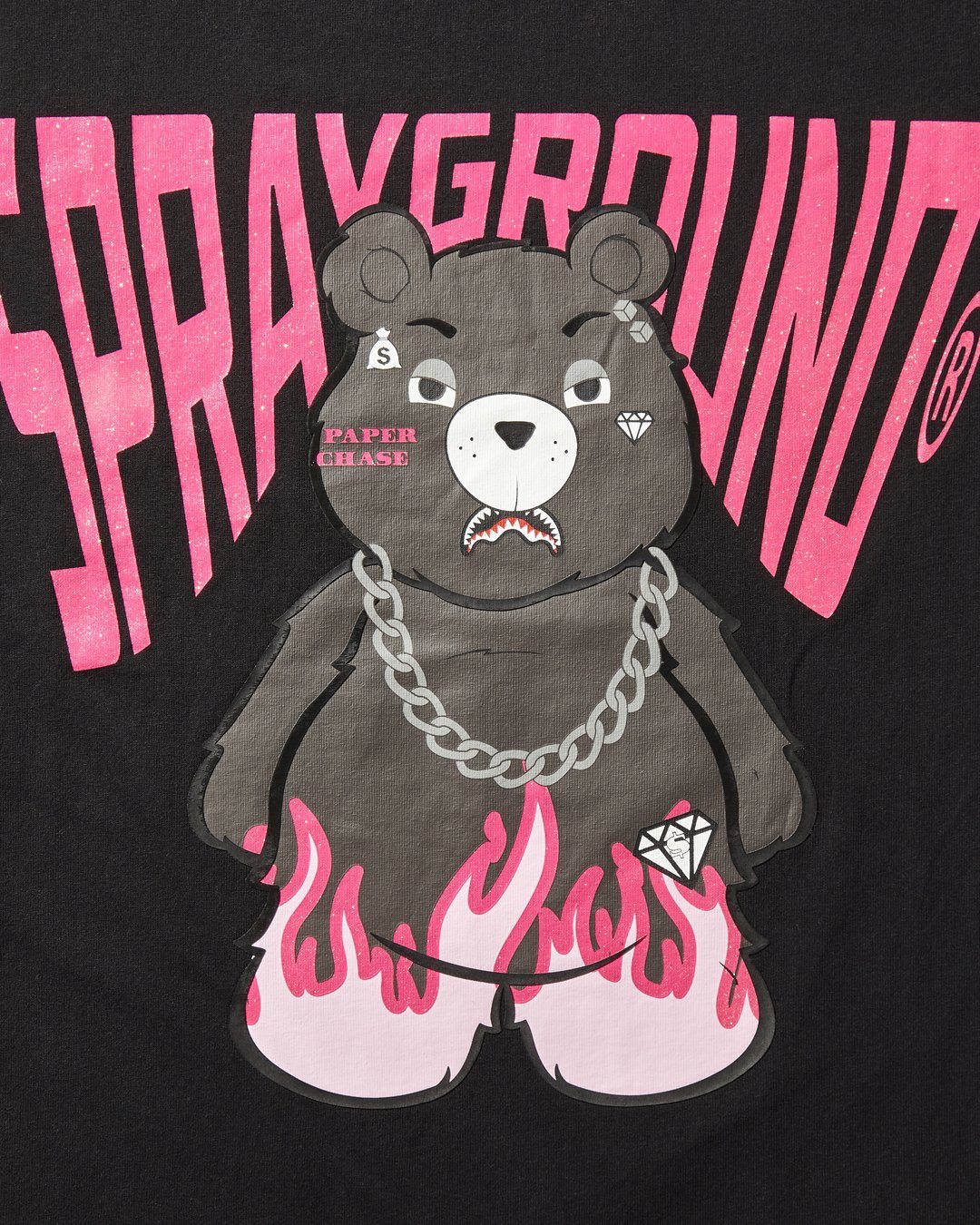 CROWDSURF ROCK STAR T-SHIRT (BLACK/PINK)
