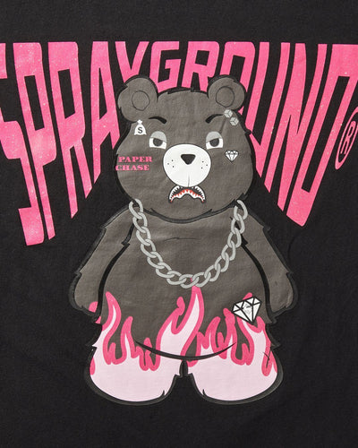 CROWDSURF ROCK STAR T-SHIRT (BLACK/PINK)