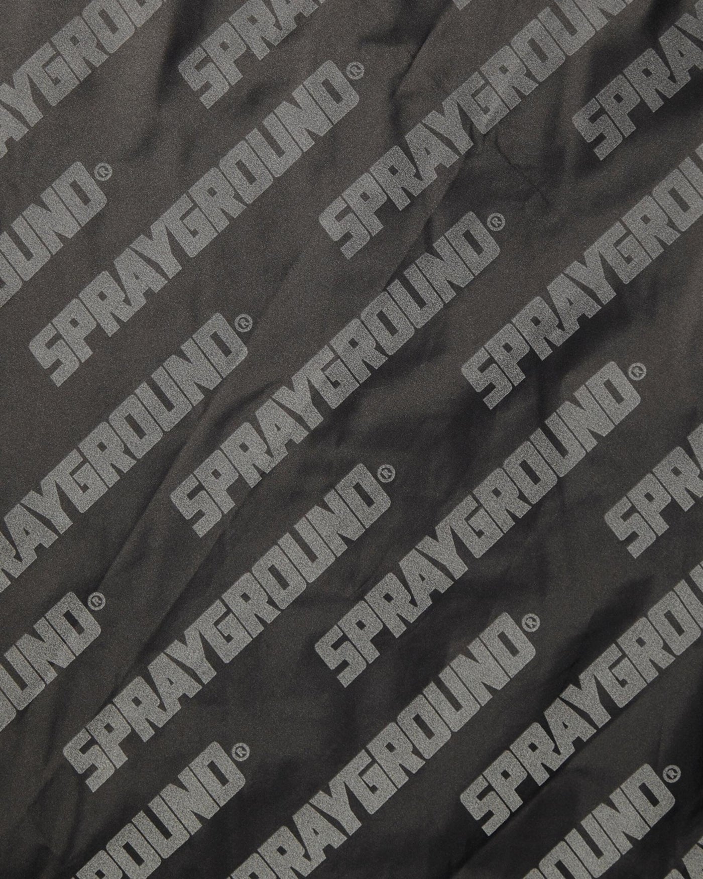 SPRAYGROUND REFLECTIVE STRIPE BUTTON DOWN BLK