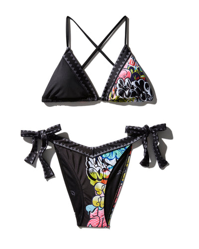 SPRAYGROUND HALF GRAFF BIKINI TOP