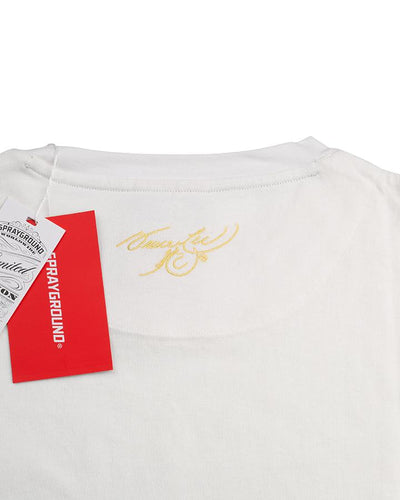 SPRAYGROUND T-SHIRT BRUCE LEE FIGHT B  WHITE