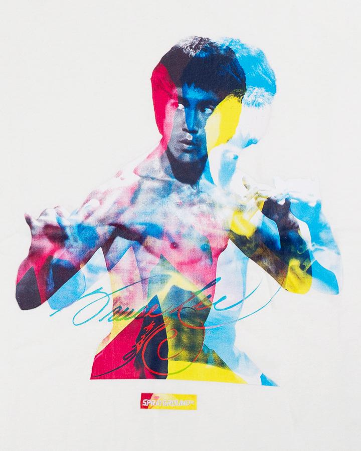 SPRAYGROUND T-SHIRT BRUCE LEE 3D  WHITE