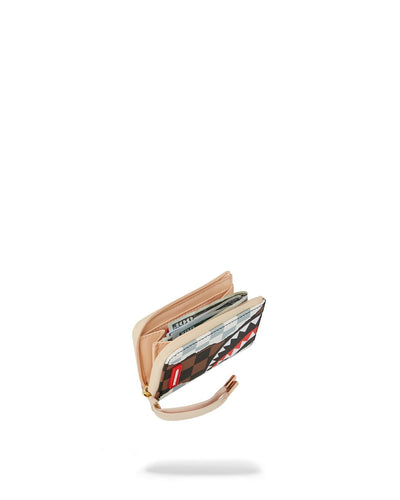 SPRAYGROUND BROWN TEAR AWAY WALLET