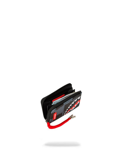 SPRAYGROUND SHARKS IN PARIS PAINT GREY WALLET