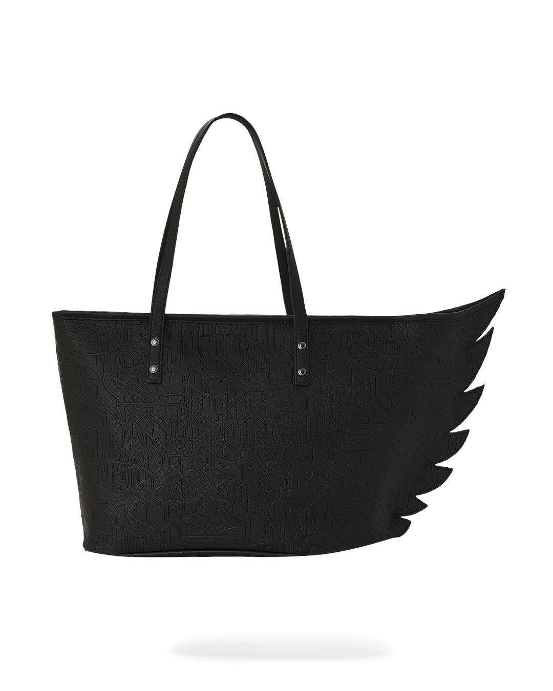 NIGHT GRAFF EMBOSSED WING TOTE