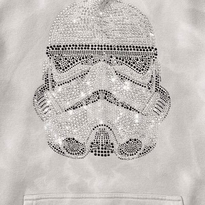 SPRAYGROUND STORM TROOPER RHINESTONE HEAD HOODIE