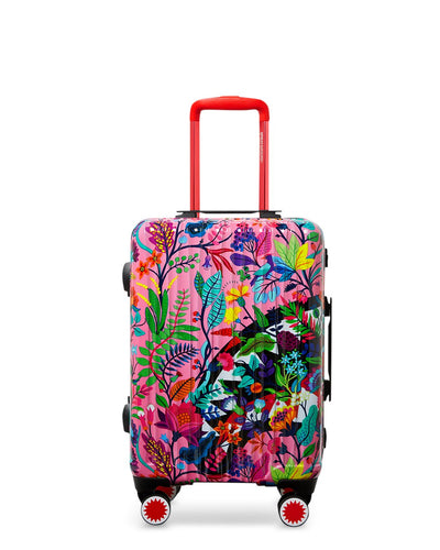 SANCTUARY SLIPT FLOWER CARRY-ON LUGGAGE