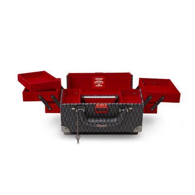 SPRAYGROUND MONEY CHECK GREY JEWELRY CASE
