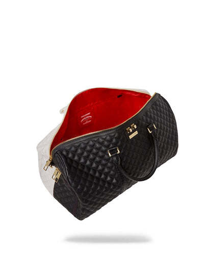 SPRAYGROUND SPLIT QUILT SHARK EMPEROR DUFFLE