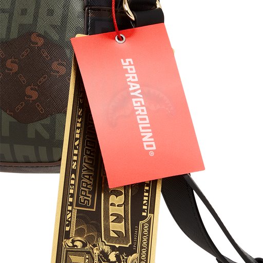 SPRAYGROUND CAMO BRANDED MAN PURSE