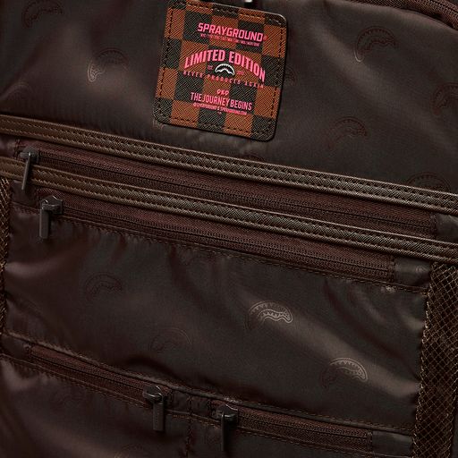 SPRAYGROUND SHARKS IN NY CARRY-ON LUGGAGE