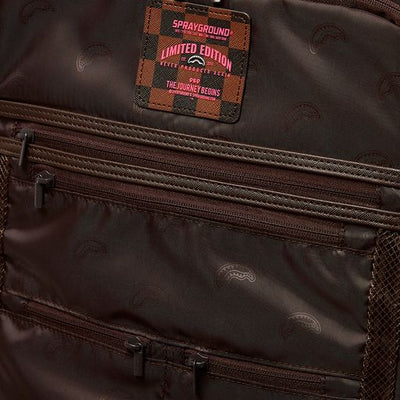 SPRAYGROUND SHARKS IN NY CARRY-ON LUGGAGE