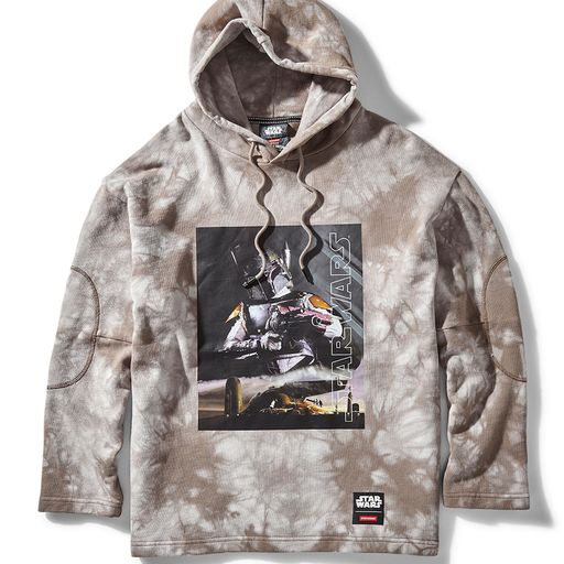 SPRAYGROUND MANDALORIAN HOODIE PULLOVER BROWN
