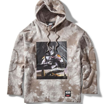 SPRAYGROUND MANDALORIAN HOODIE PULLOVER BROWN