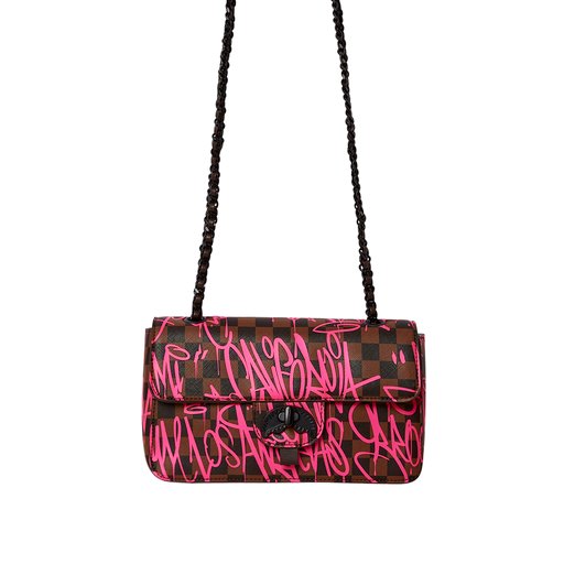 SPRAYGROUND SHARKS IN NY TURN-LOCK HANDBAG