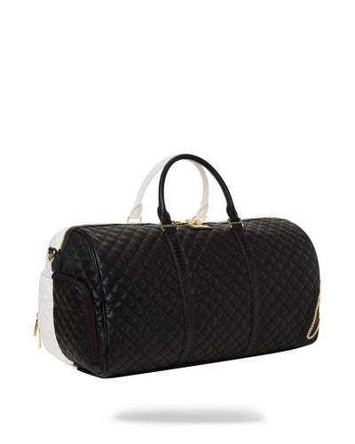 SPRAYGROUND SPLIT QUILT SHARK EMPEROR DUFFLE