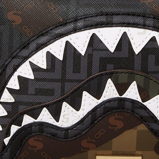SPRAYGROUND CAMO BRANDED MAN PURSE