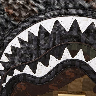 SPRAYGROUND CAMO BRANDED MAN PURSE